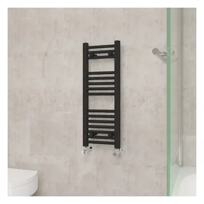 (800x300mm, Black) NRG Straight Central Heating Towel Rail Bathroom Heated Rad Radiators Ladder 