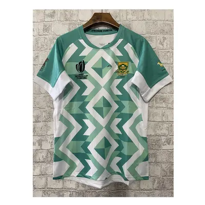 (Away, M) High Quality World Cup South Africa Rugby Short Sleeve T-Shirts