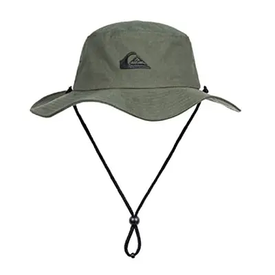 Quiksilver mens Bushmaster Protection Floppy Visor Bucket Sun Hat Thy