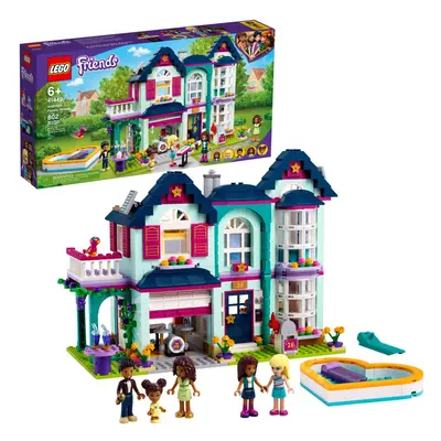 LEGO Friends Andrea's Family House Building Kit; Mini-Doll Playset is Great Gift for Creative 6-