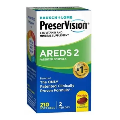 Bausch & Lomb PreserVision AREDS Eye Vitamin & Mineral Soft Gels