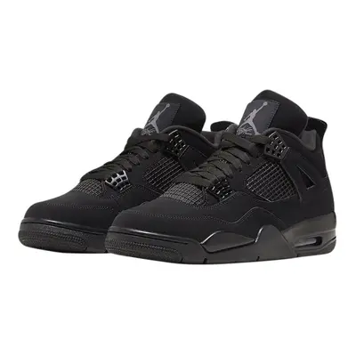 (Uk8) Air Jordan Retro GS Black Cat AJ4