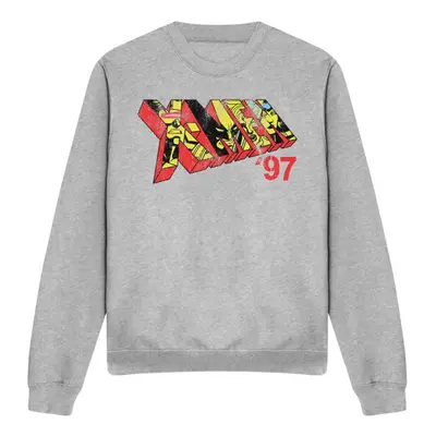 (XL, Sport Heather) Marvel Unisex Adult X-Men Comic Logo Sweatshirt