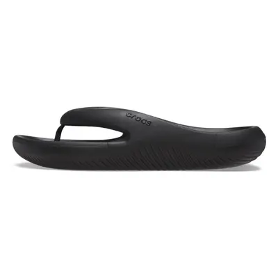 Crocs Unisex Mellow Flip Flops Recovery Slides Black Numeric_7 US Men