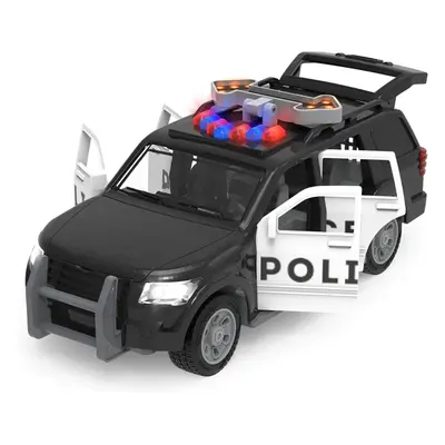 Driven by Battat Ã¢ Micro 1:24 Scale Ã¢ Police Car Toy SUV Ã¢ Toy Vehicle with Lights and Sound