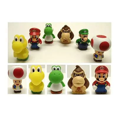 Mario Brothers Deluxe Bath Play Set Featuring Mario and Friends Unique Design