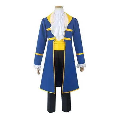 (XL) Disney Beauty And The Beast Prince Adam Costume | Men's Fancy Dress Costume