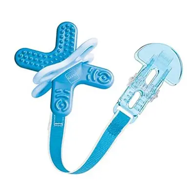 MAM Bite and Relax Teether (4+ months) with Clip, Teething Toy Promotes Dental Hygiene and Clean