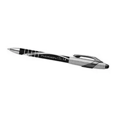 Papermate Ballpen PM Flexgrip Elite, Black, Clip-on retractable...