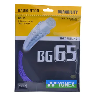 Yonex Badminton Strings Bg 0.70Mm (Black)