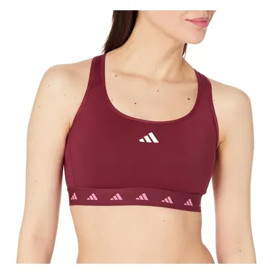 adidas Women's Powerreact Training Medium-Support Techfit Bra Shadow