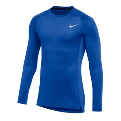 Nike Mens Pro Fitted Long Sleeve Training Tee (Medium Royal)