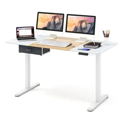 Electric Standing Desk Sit to Stand Table Height Adjustable Computer Workstation