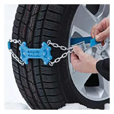 88cm Hard Plastic Metal Car Tire Anti-skid Chain Outdoor Hiking Camping Snowfield Emergency Snow