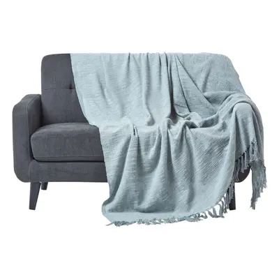 (Grey, x cm) Nirvana Slub Cotton Throw