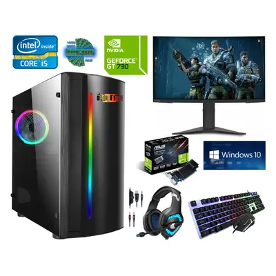 Gaming PC Bundle Intel Quad Corei5 16GB Ram 1TB HDD Win10 GT730 WiFi