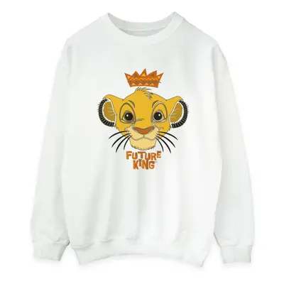 (S, White) Disney Womens/Ladies The Lion King Future King Sweatshirt