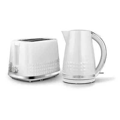 Tower Solitaire 1.5L Kettle + Slice Toaster White