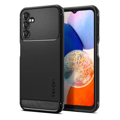 Spigen Rugged Armor Designed for Galaxy A14 5G Case (2023) - Matte Bla