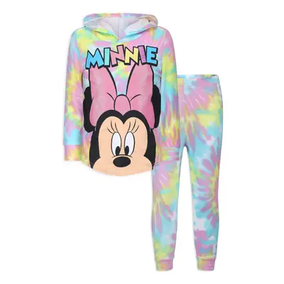 Disney Minnie Mouse Girls Hoodie and Jogger Set for Infant Toddler an