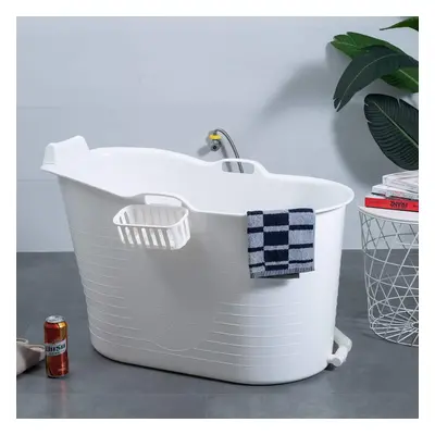 Fimous Bathtub for Adults, Soaking Bathtub for Hot Bath Ice Bath White