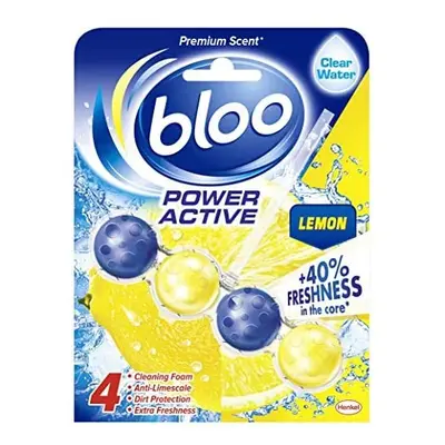 Bloo Power Active, Lemon, Toilet Rim Block, g, Pack of