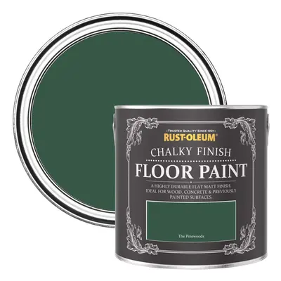 Green Scratch-Proof Floor Paint in Matt Finish - The Pinewoods 2.5L