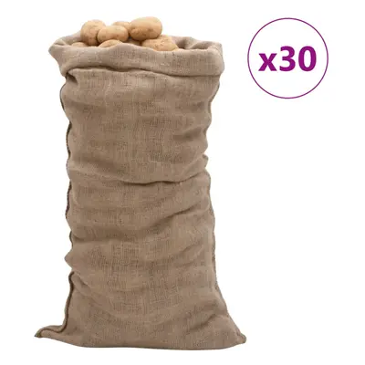 (65 x cm/ pcs) vidaXL Jute Sacks Jute Bag Burlap Bag Hessian Bag pcs 100% Jute gsm