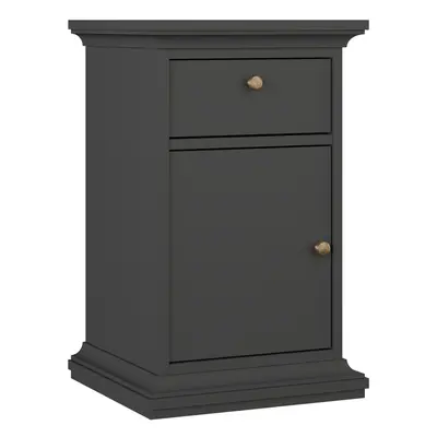 Paris Nightstand Door + Drawer in Matt Grey