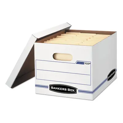 Bankers Box Stor/File Basic-Duty Storage Boxes Letter/Legal Files 12.5"" X 16.25"" X 10.5"" Whit