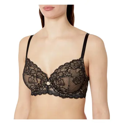 Calvin Klein Women's Seductive Comfort Unlined Lace Bra Black 36B