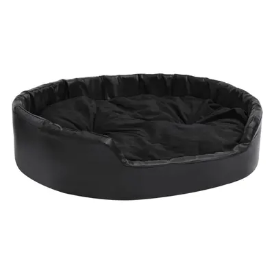 (black, x x cm) vidaXL Dog Bed Pet Cushion Dog Sofa Couch Pet Mattress Plush and Faux Leather