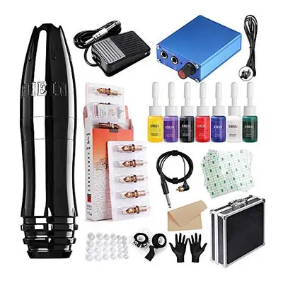 HAWINK Rotary Tattoo Maschine Kit Professional Tattoo Pen RCA Connected Aircraft Aluminum Alloy 