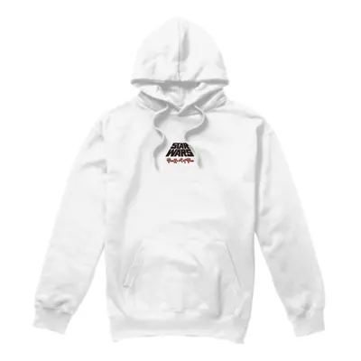 (S, White) Star Wars Mens Ship Fights Hoodie