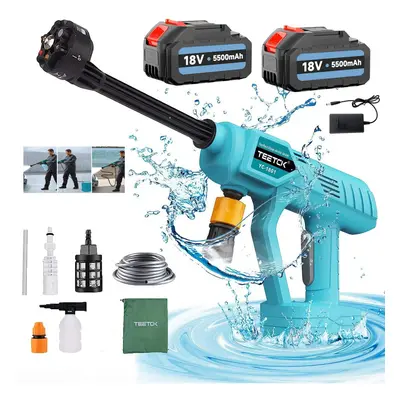 Cordless Car High Pressure Washer Jet Water+2x 5.5A Battery+Charger-Makita Compatible