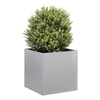 vidaXL Planter 40x40x40 cm Galvanised Steel