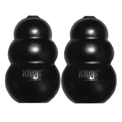 KONG Extreme Dog Pet Toy Dental Chew (2 Pack) Large Large - Pack Black Model:K1-2