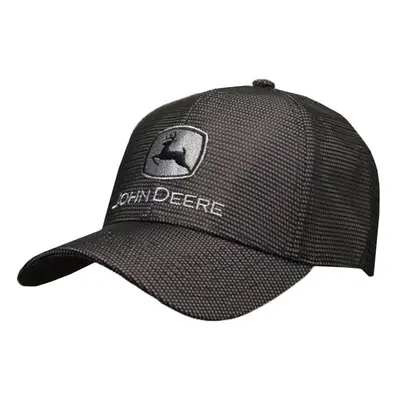 John Deere Gray and Black Reflective Hat