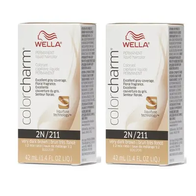 (2N â pack of 2) Wella Color Charm Permanent Liquid Haircolor