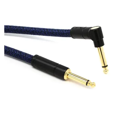 Fender Festival - Instrument Cable - ft (3m) - STR/ANG - Blue