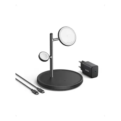 MAGGO 15W 3-IN-1 MAGNETIC STATION BLACK