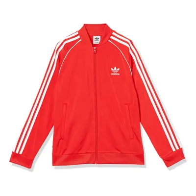 adidas Originals Kids Adicolor Superstar Track Jacket Vivid RedWhite Large