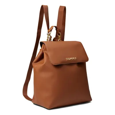 Tommy Hilfiger Kendall II Flap Backpack-Saffiano PVC Cognac One Size