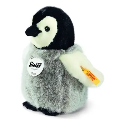 Steiff USA Flaps Black White & Gray Penguin Plush 6.3 x 6.7 x 3.5