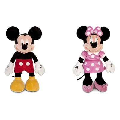 Disney Mickey Mouse Plush - Large - Pink - Large - Combo Set