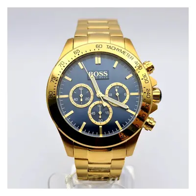 NEW HUGO BOSS IKON GOLD STAINLESS STEEL YELLOW GOLD MEN WATCH