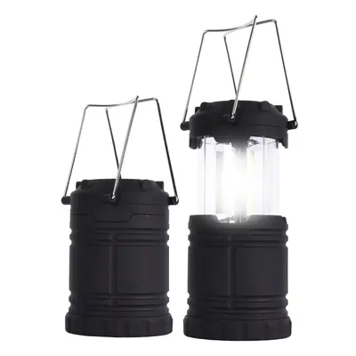 Twin Pack Waterproof COB LED Portable Collapsible Camping Lantern