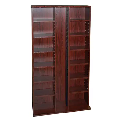 ST LAURENCE - CD / DVD Blu-ray Media Storage Shelves - Mahogany