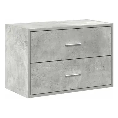 (concrete grey, pcs) vidaXL Cabinets with Drawers Cupboard Sideboard Highboard Engineered Wood