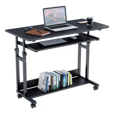 (Black) Mobile Portable Computer Desk Office Desk